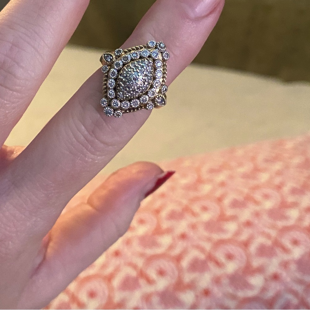 Victoria  Art Deco Genuine Diamond